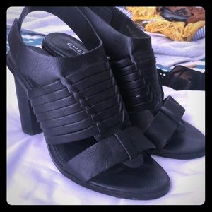 Black high heels